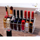 Transparent deepened lipstick storage box glazed lipstick grid