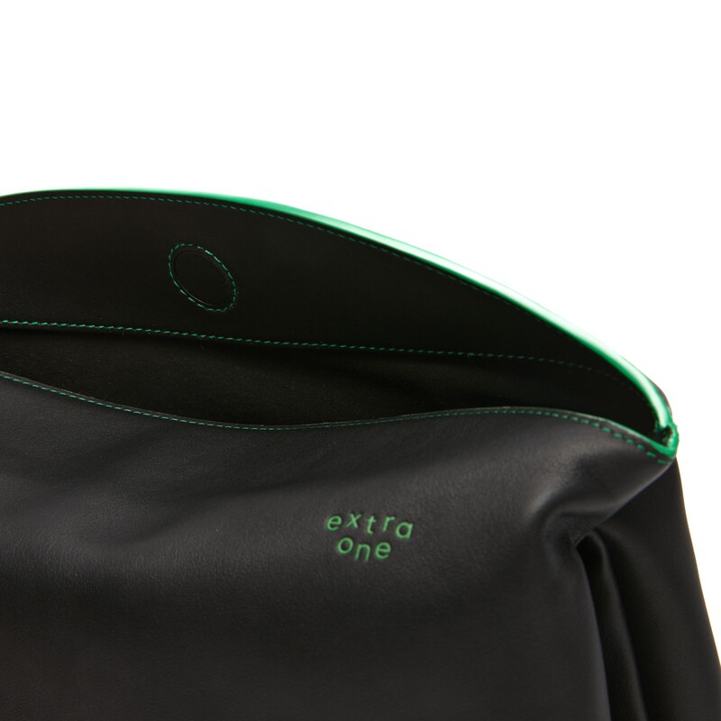 素然extra one 设计感创意扁平翻盖单肩包扁平双层对折腋下包,淘宝优惠券,粉丝福利购,淘宝优惠卷