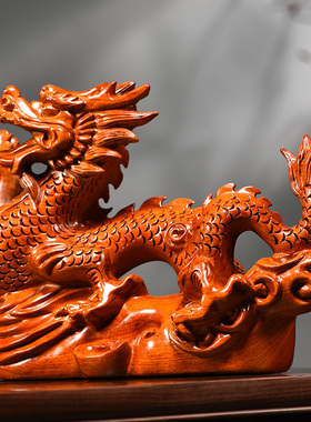 雕刻生肖家居客厅开业送礼工艺品