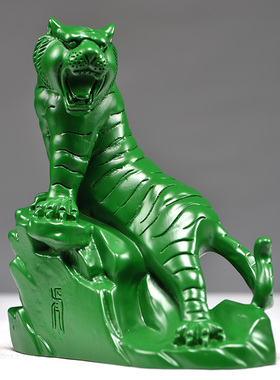 绿色摆件实木送礼工艺品