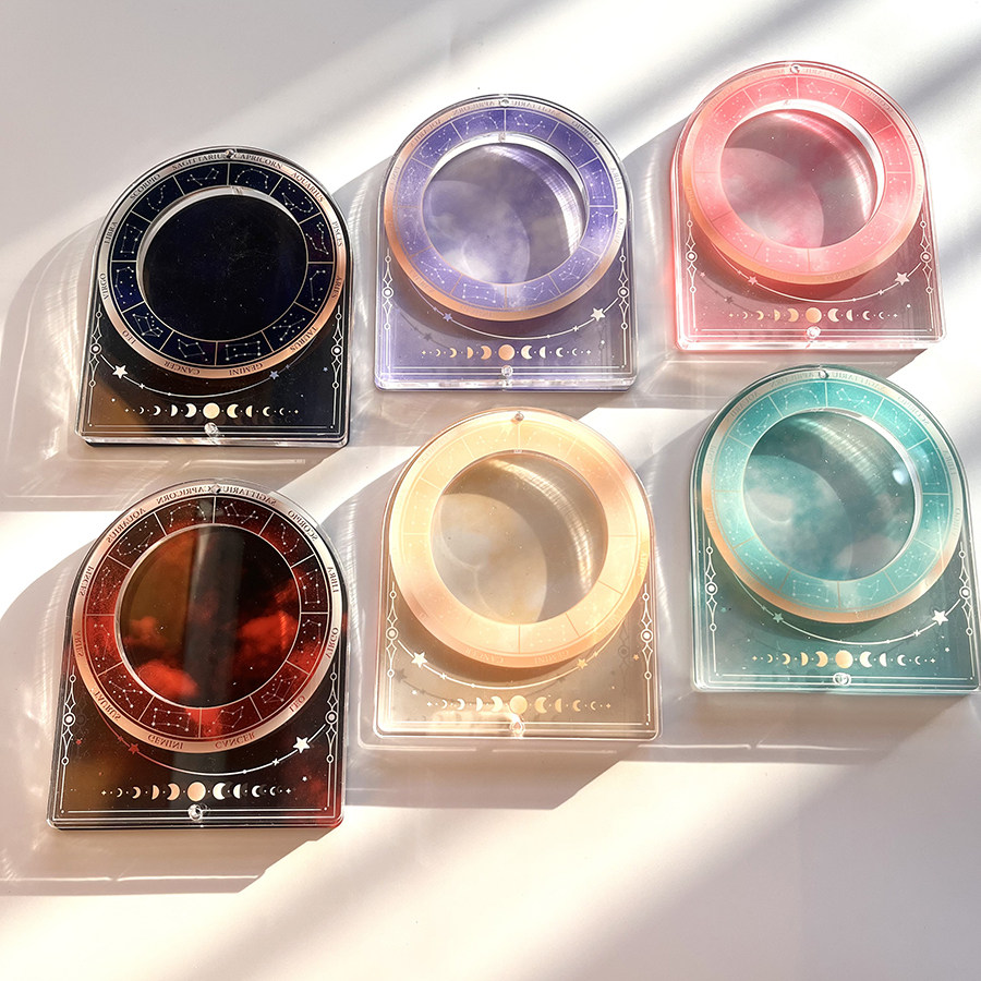 倩子酱goods十二星座谷美吧唧砖亚克力展示架谷子收纳徽章装饰框,淘宝优惠券,粉丝福利购,淘宝优惠卷