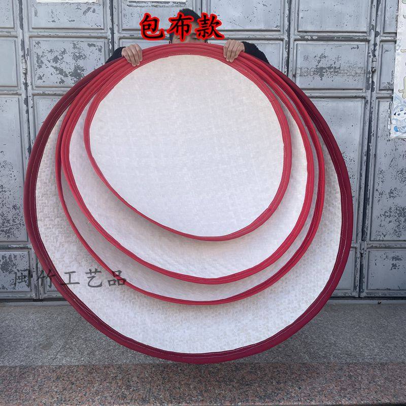 竹编软簸箕包布软无孔弧茶叶圆簸箕竹篮竹筐晾晒家用茶叶软篮子,淘宝优惠券,粉丝福利购,淘宝优惠卷