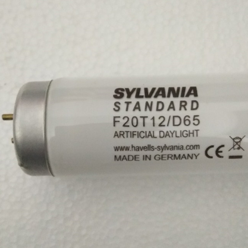 德国Sylvania/喜万年D65对色灯管F20T12/D65纺织印染对色光源-图0