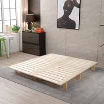 Home Bed Shelf Single Double Platoon Skeleton Brief Bed Support 1 8 m 1 5 m Solid Wood Folding Shelf