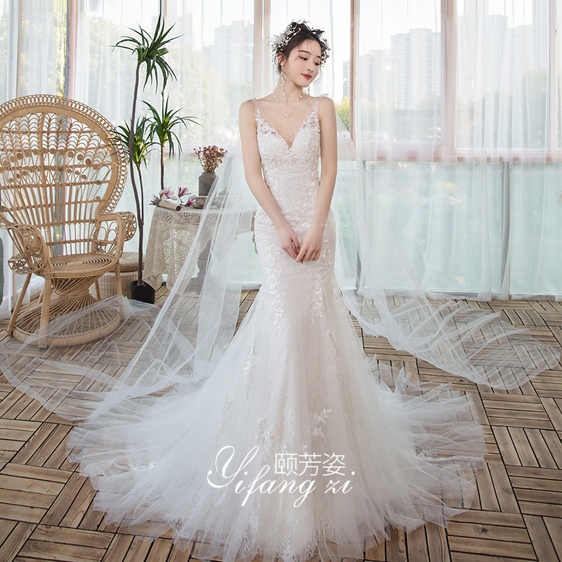 颐芳姿2020新款鱼尾婚纱新娘收腰 颐芳姿婚纱