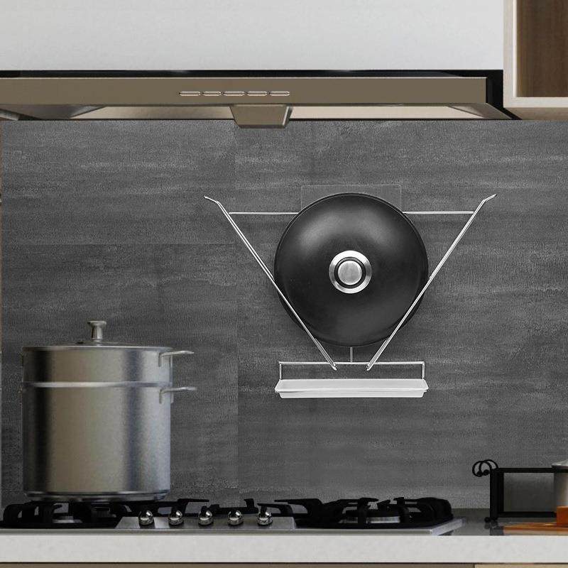 锅盖架免打孔厨房置物架壁挂式墙上砧板案板放置收纳架放锅盖神器,淘宝优惠券,粉丝福利购,淘宝优惠卷