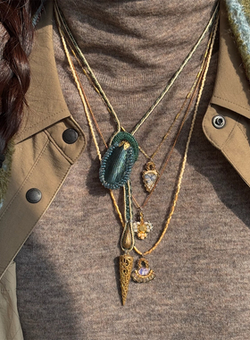 AYALA BAR C3658项链 Armonia Layered Long Necklace 手工制作