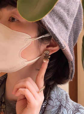 AYALA BAR C2445耳环 Heiwa Earring 手工制作复古气质珍珠耳环