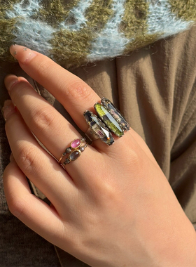 AYALA BAR R6046戒指 Fyili Radiant Ring 手工制作可调节指环