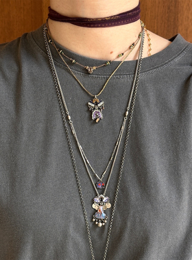 AYALA BAR C3514项链 Blue Small Necklace