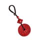 Natural imperial red cinnabar mountain ghost money pendant men's necklace safety buckle pendant raw stone animal year dragon and tiger coin