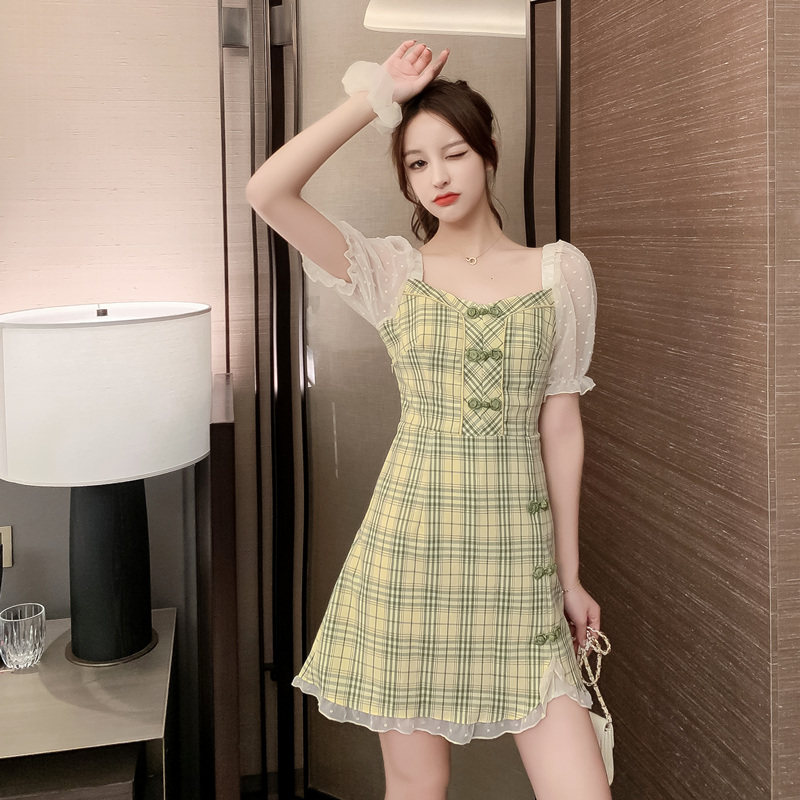 复古旗袍2020年新款改良版夏连衣裙 纯贝妮连衣裙