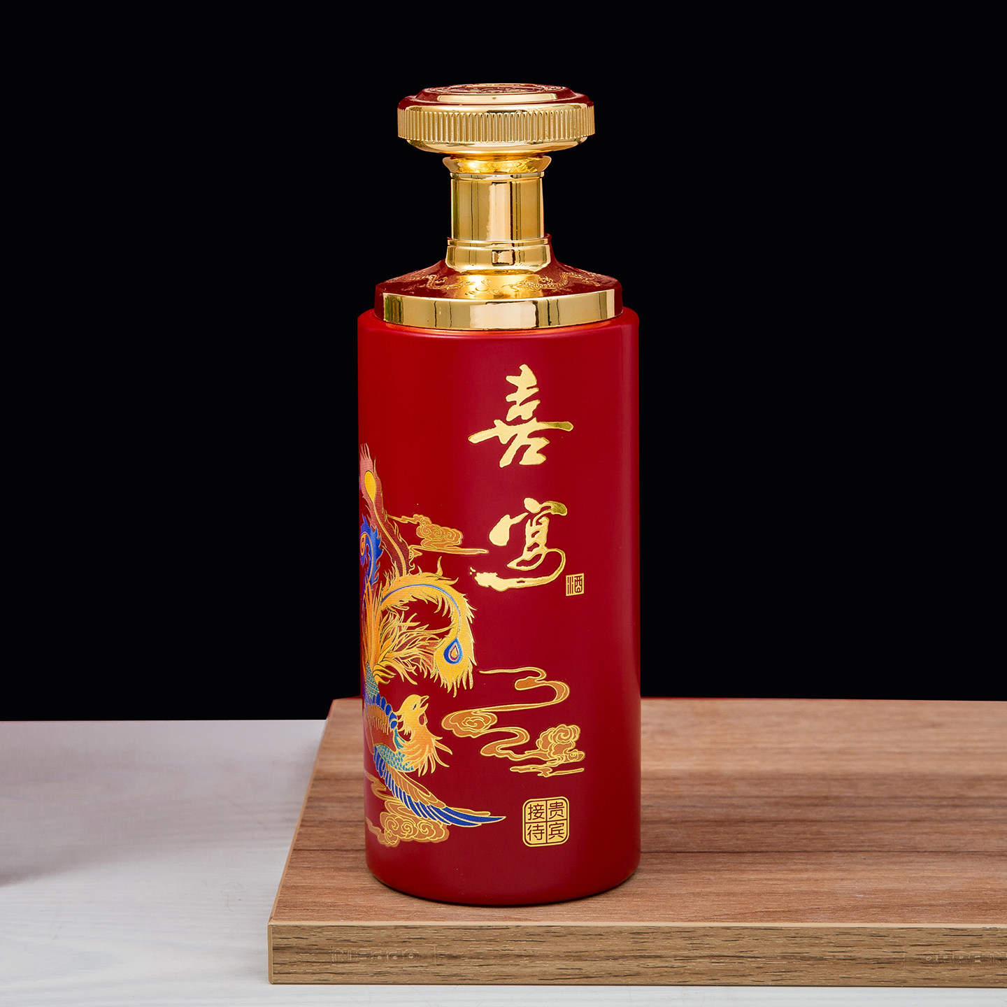 喜宴订婚专用玻璃酒瓶空瓶一斤装家用高端密封全酒壶包装定制logo