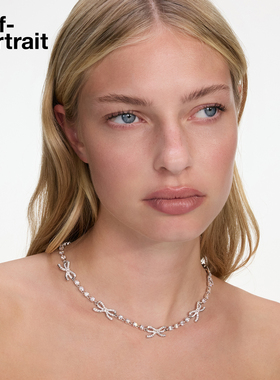 self-portrait蝴蝶结项链