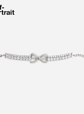 self-portrait设计感蝴蝶结手链