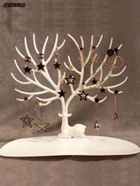 Creative Deer Corner Tree-shaped Necklace show Rack Key Earrings Accessories Bracelet Jewellery Containing box Ornament Earrings Containing shelf