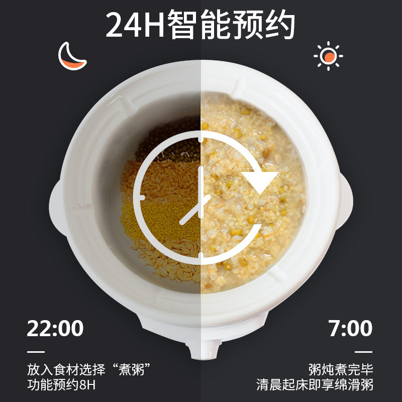 天际陶瓷家用快炖大容量预约电炖锅 天际雄心壮志电炖/煮粥锅/文火炉