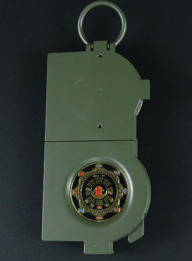 铜之心全铝罗盘铜盘面高精度随身