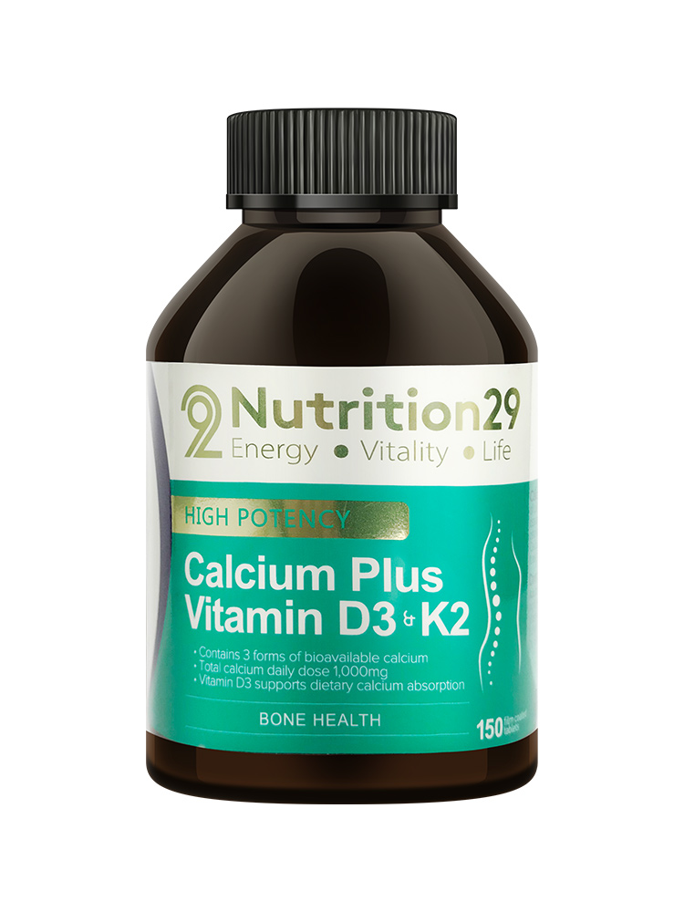 nutrition29海外旗舰店成年女性中老年人钙片 澳洲进口纽西臣N29k2钙 成人d3柠檬酸补钙3