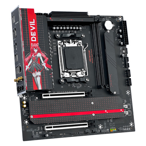 精粤B650主板夜魔ddr5电竞支持AMD 7000/8000/9000系列处理器 - 图0