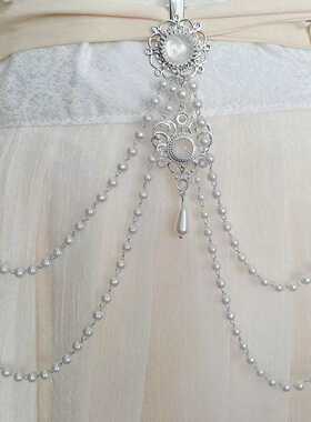 压襟齐胸铁夹子新中式简约