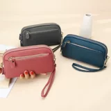 Маленькая сумка клатч, ключница для матери, кожаный кошелек, небольшая сумка, из натуральной кожи