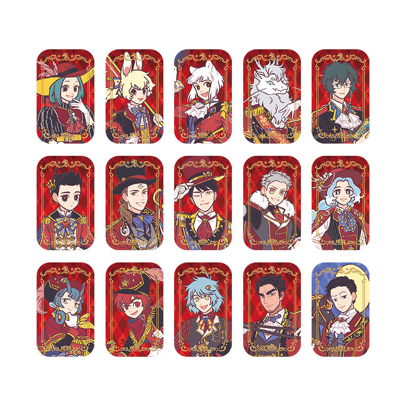 非人哉旗舰店盛装舞步系列马口铁徽章盲盒幻彩银葱新年吧唧胸针,淘宝优惠券,粉丝福利购,淘宝优惠卷