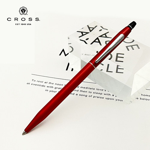 美国CROSS/高仕click按压原子笔官方旗舰店商务高档男士签字宝珠笔女生定制送礼物圆珠金属笔中性笔黑色高级 - 图1