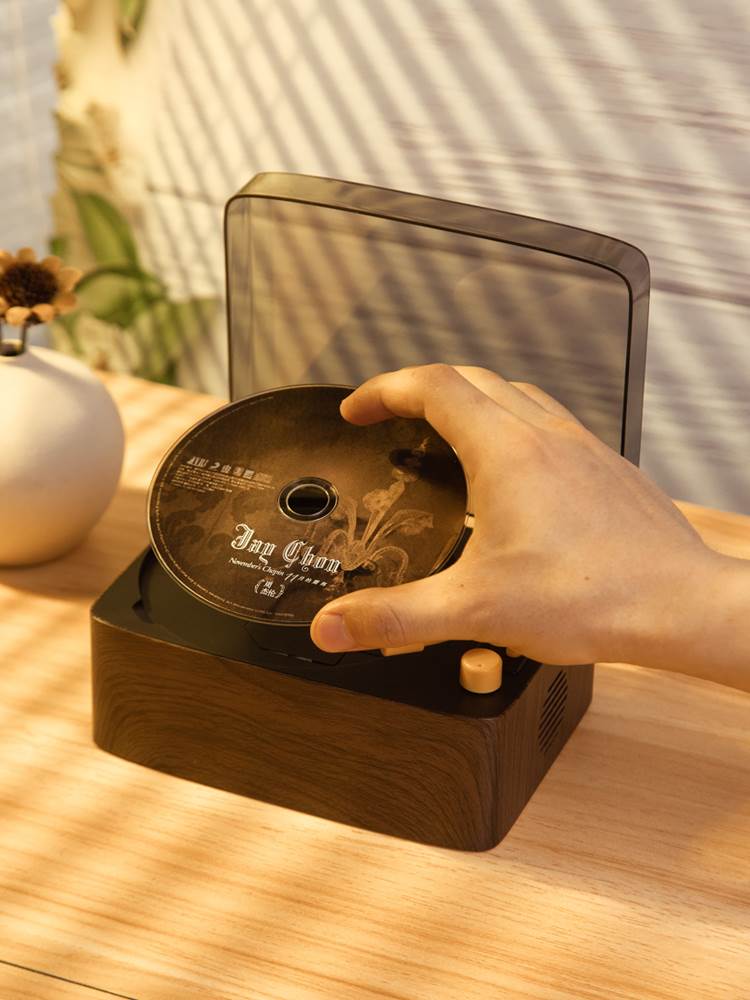 复古cd机随身听专辑光盘播放器发烧级蓝牙音箱家用充电款便携礼物 - 图0