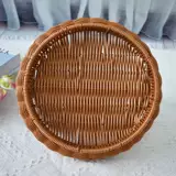 Ratter Teng Железная рама сплетенная корзина круглая ручная корзина для пикника для пикника