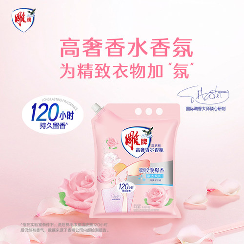 【商超同款】雕牌香氛香水洗衣粉3.08kg家庭用持久留香除菌去异味 - 图0