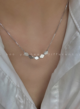 极简项链ins金属简约锁骨链女