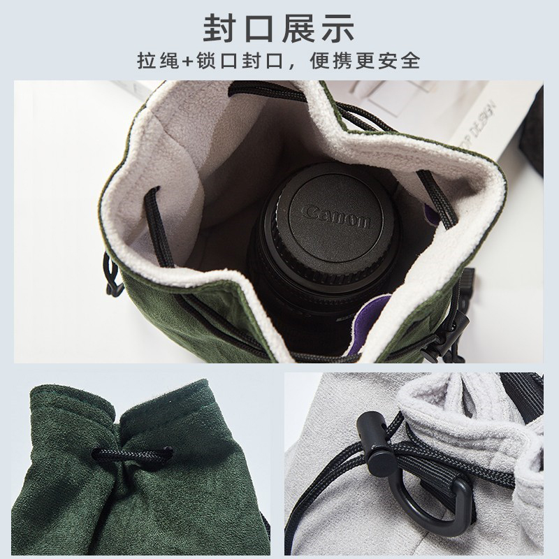 单反内胆包微单保护套适用于佳能富士尼康索尼便携镜头摄影相机包-图2