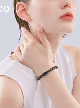 cco情侣手链女ins高级感玛瑙
