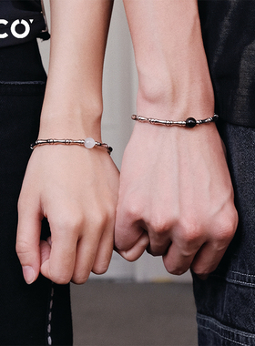 竹节拼接串珠小众设计感嘻哈手链