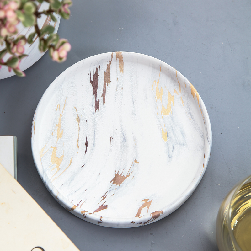 北欧陶瓷花盆托盘接水盘落地垫盘底托底盘绿植ins风格室内外阳台,淘宝优惠券,粉丝福利购,淘宝优惠卷