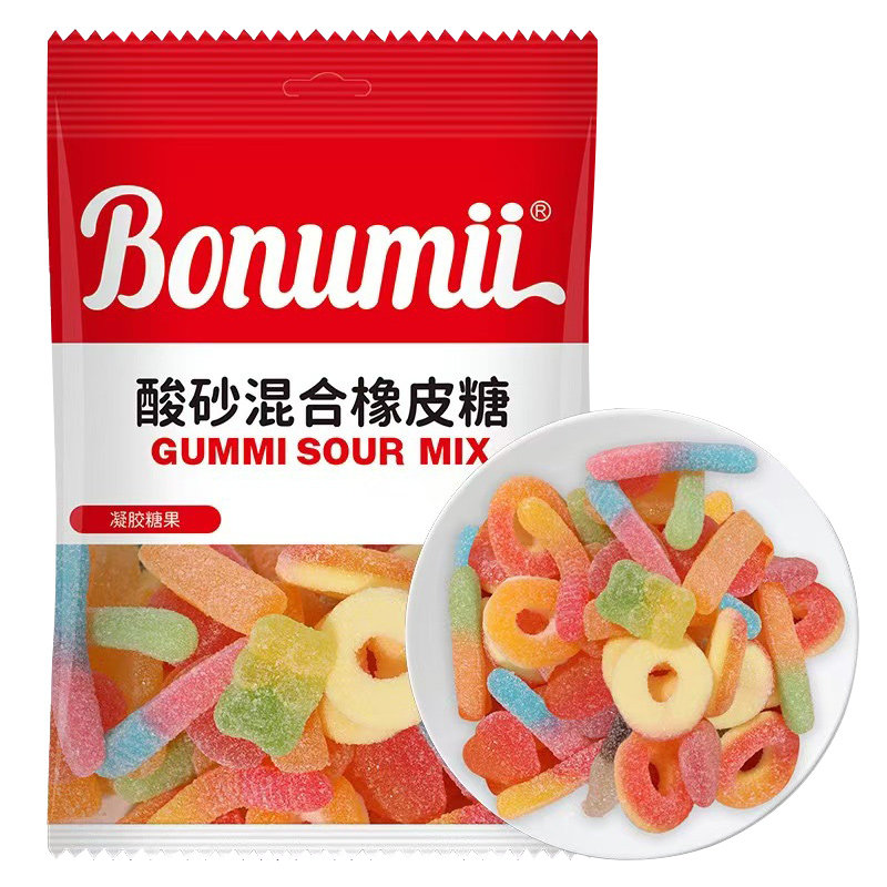 宝奴咪酸砂软糖彩虫小熊混合装150g/80g橡皮糖新年糖果零食网红款,淘宝优惠券,粉丝福利购,淘宝优惠卷