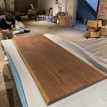 North American Black Walnuts Wood Solid Wood Large Plate Table Tea Table Tea Table Log Natural Edge Whole Board Tea Plate Boss Table Desk