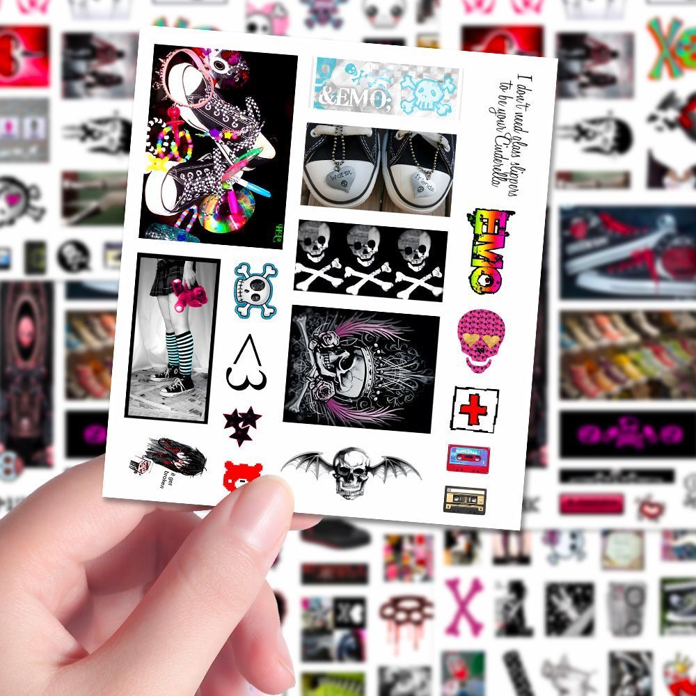 sence拼贴素材切膜贴纸ins风盐系拼贴古早味审美积累手账素材贴画 - 图3