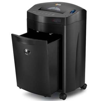 Kemi Black King Kong Paper Shredder Office Dedicated Commercial High Power Capacity 15 Shredded Cards Shredding Artifact Fully Automatic Large Document Paper Clip Paper Waste Industry Processing Paper Shredder