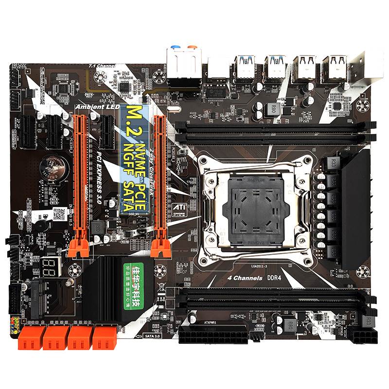 佳华宇X99主板LGA2011-3支持E5 V3 CPU套装DDR3或DDR4内存超X79-图3