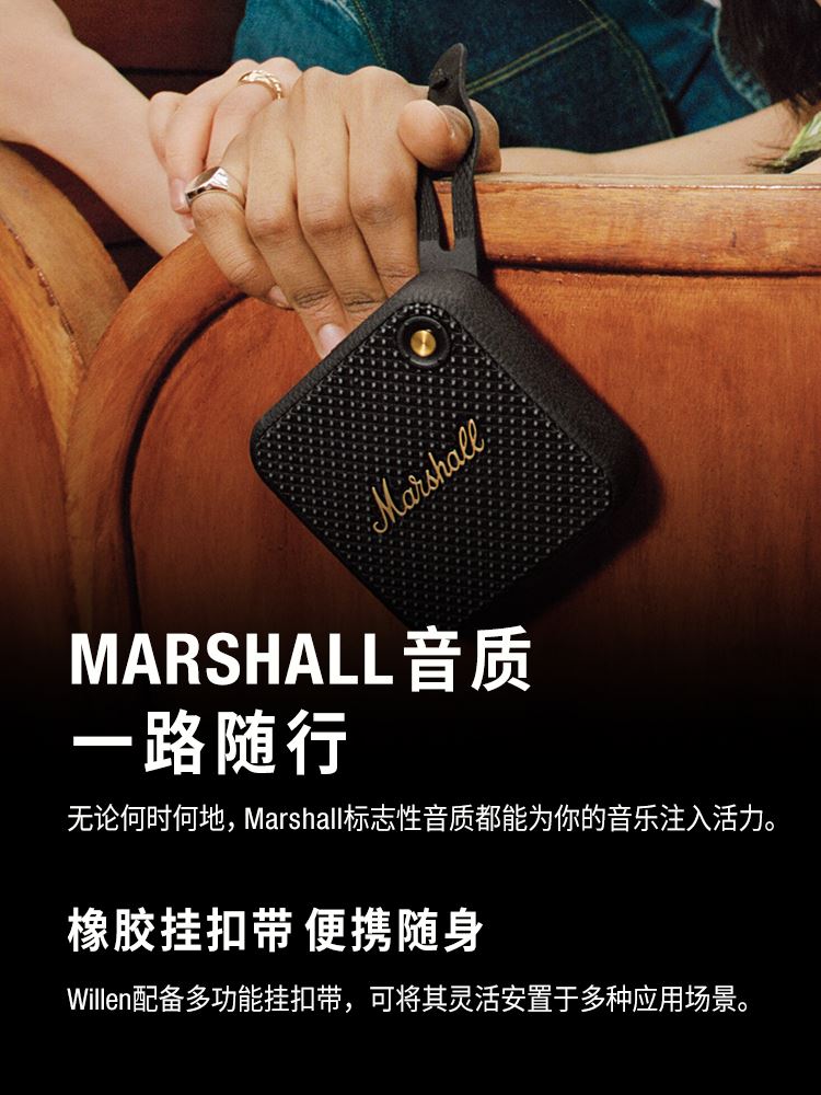 MARSHALL WILLEN马歇尔蓝牙音箱便携无线家用户外防尘防水小音响 - 图2