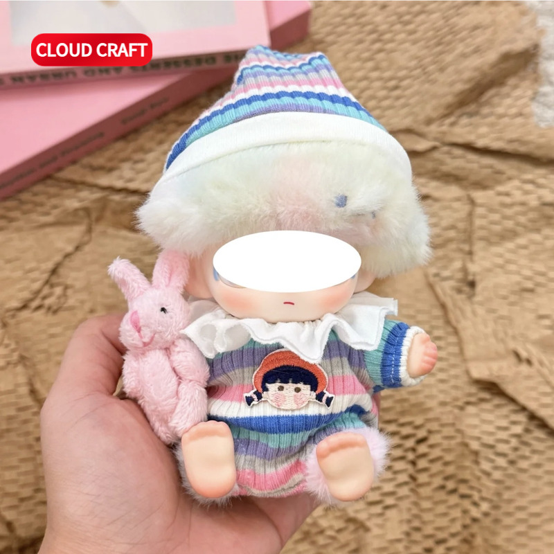 适用dimoo娃衣新生日记4代系列通用娃衣搪胶娃娃可爱娃衣着替服 - 图3