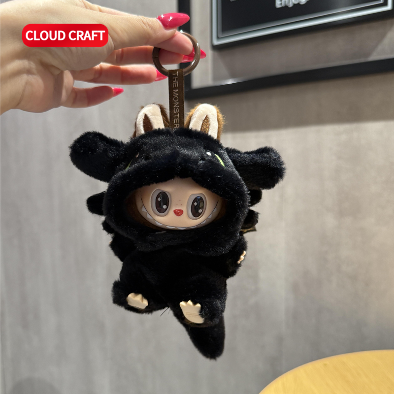 适用拉布布二代娃衣黑色无牙仔套装拉布布一二三代通用衣服着替,淘宝优惠券,粉丝福利购,淘宝优惠卷