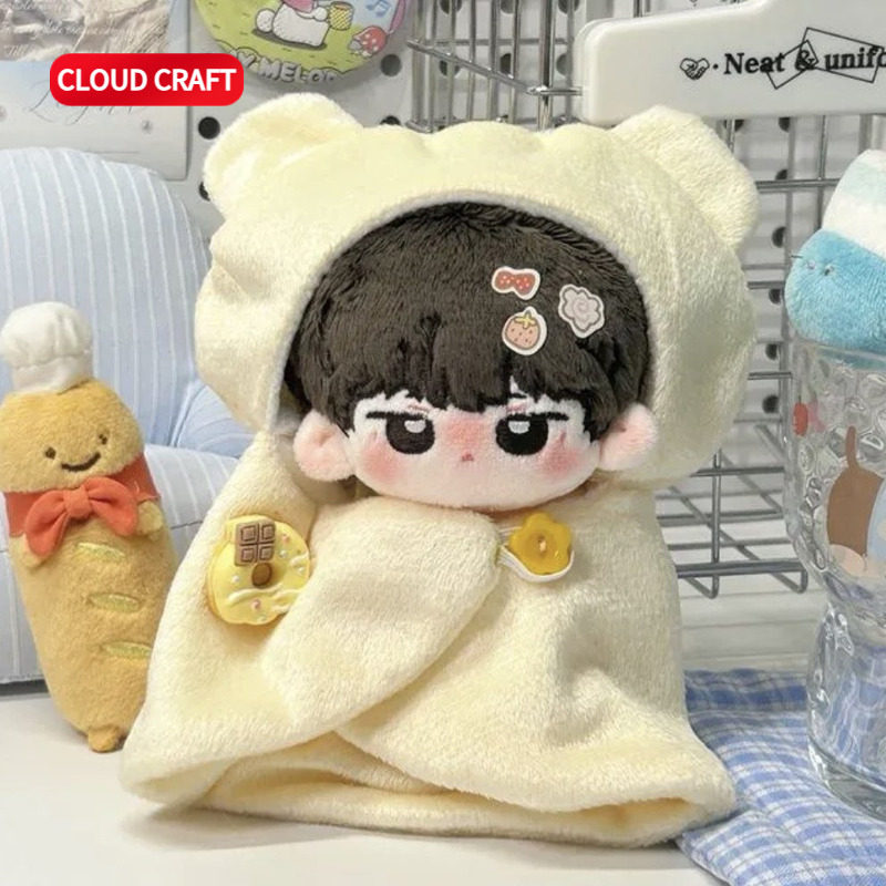适用10cm棉花娃娃衣可爱甜甜圈毛绒包被棉花娃娃软萌衣服配饰着替,淘宝优惠券,粉丝福利购,淘宝优惠卷