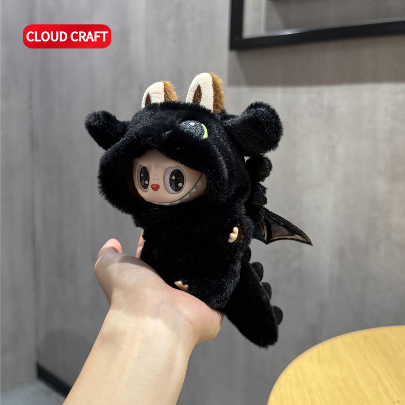 适用拉布布二代娃衣黑色无牙仔套装拉布布一二三代通用衣服着替,淘宝优惠券,粉丝福利购,淘宝优惠卷