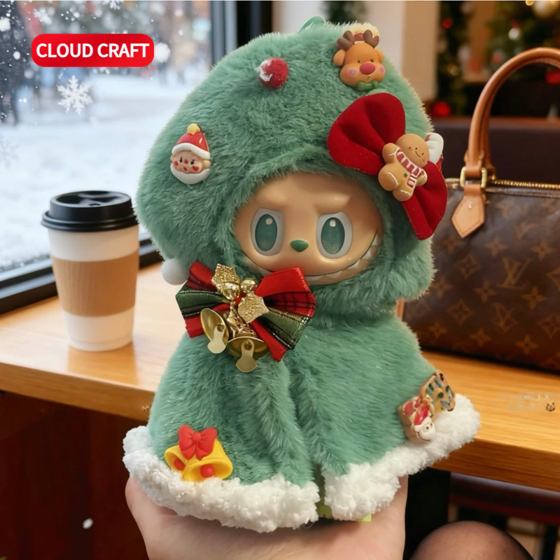 适用拉布布三代娃衣圣诞款衣服套装labubu一二三代搪胶玩偶着替,淘宝优惠券,粉丝福利购,淘宝优惠卷