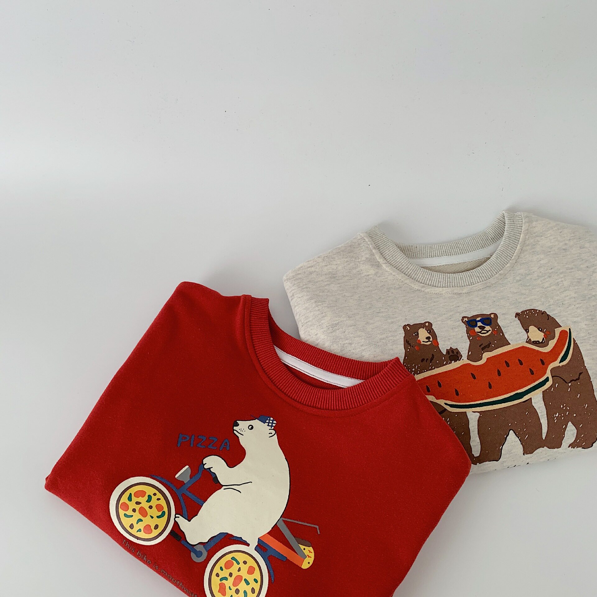 Children's clothing, cute pullovers, stylish sweatshirts for boys and girls