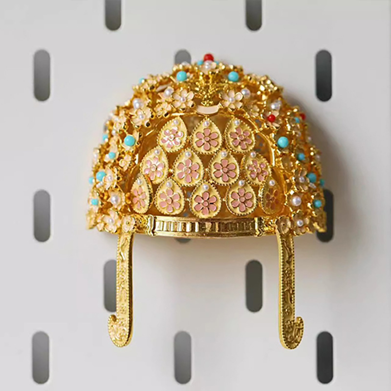 扬州大运河博物馆文创萧皇后凤冠冰箱贴金属创意旅游纪念品伴手礼