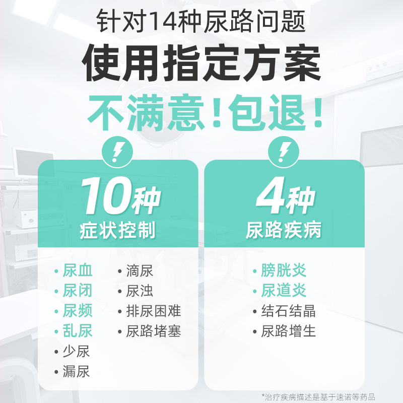 猫咪用利尿通泌尿系统药尿闭速诺尿频尿血尿路感染消炎恩诺沙星片
